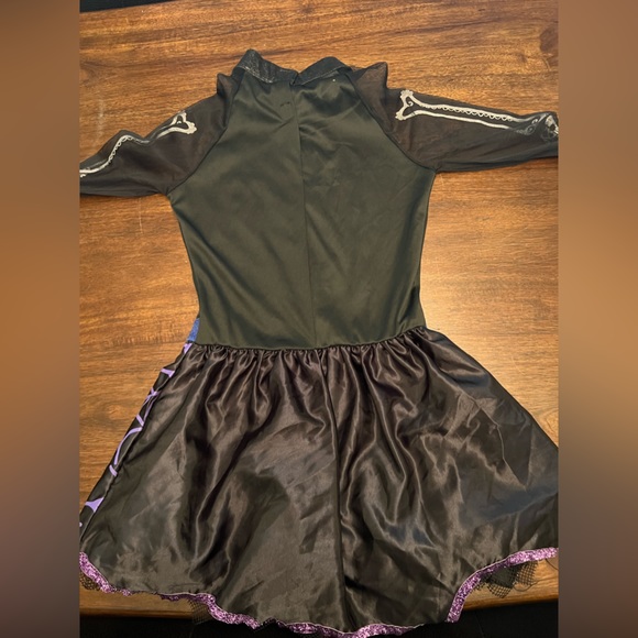 Day of the Dead Costume Kids Dia de Los Muertos Sugar Skull Fancy Dress - Picture 4 of 8